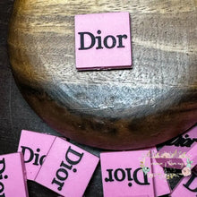 Load image into Gallery viewer, Dd Pink Square Silicone Focal Bead
