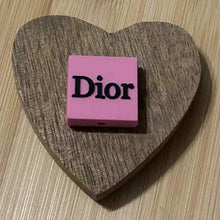 Load image into Gallery viewer, DiDi Pink Square PVC Focal Bead Silicone Focal Bead
