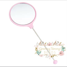 Load image into Gallery viewer, Diy Beaded Mirror Portable Handheld Beadable Mirrors Pink
