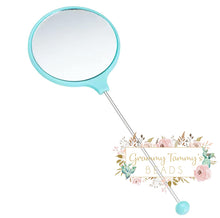 Load image into Gallery viewer, Diy Beaded Mirror Portable Handheld Beadable Mirrors Teal
