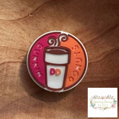 Dnd Coffee Silicone Focal Bead Beads