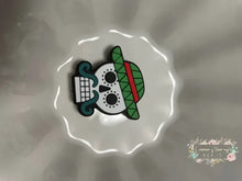 Load image into Gallery viewer, Dod Skull Silicone Focal Bead
