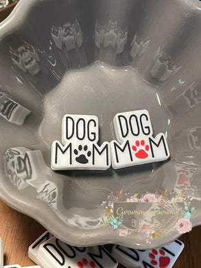 Dog Mom Silicone Focal Bead