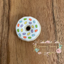 Load image into Gallery viewer, Donut Silicone Focal Bead Silicone
