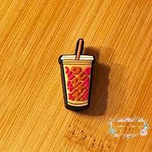 Load image into Gallery viewer, Dunkin Cup - Silicone Focal Bead Silicone Focal Bead
