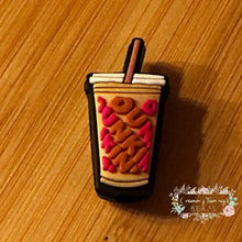 Load image into Gallery viewer, Dunkin Cup - Silicone Focal Bead Silicone Focal Bead
