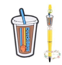 Load image into Gallery viewer, Dutch Bros Silicone Focal Bead Beads
