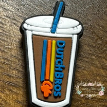 Load image into Gallery viewer, Dutch Bros Silicone Focal Bead Beads
