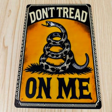 Load image into Gallery viewer, Creative Tin Sign 8X12  - Don't Tread on Me
