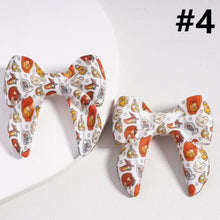 Load image into Gallery viewer, 3D Cartoon Printed Bow Silicone Focal Beads 40*40mm - 15 Different Prints
