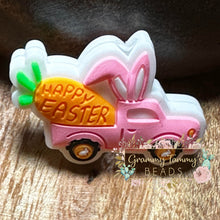 Load image into Gallery viewer, Happy Easter Car Silicone Focal Bead Beads
