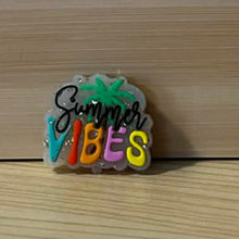 Load image into Gallery viewer, Summer Vibes Silicone Focal Bead

