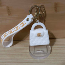 Load image into Gallery viewer, Cute Keychain Soft 3D Silicone PVC Rubber - CiCi White
