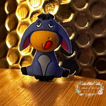 Load image into Gallery viewer, Eyore - 3D Silicone Focal Bead 3d Silicone Focal Bead
