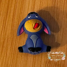 Load image into Gallery viewer, Eyore - 3D Silicone Focal Bead 3d Silicone Focal Bead
