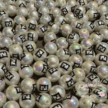 Load image into Gallery viewer, F*ndi 16mm Acrylic Beads - 5 Count 16mm Acrylic Beads
