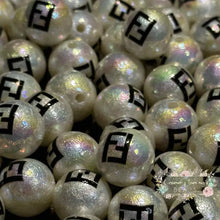 Load image into Gallery viewer, F*ndi 16mm Acrylic Beads - 5 Count 16mm Acrylic Beads
