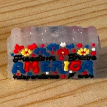 Load image into Gallery viewer, America - Silicone Focal Bead
