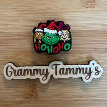 Load image into Gallery viewer, Greenman HoHoHo Silicone Focal Bead
