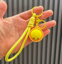 Load image into Gallery viewer, 3D PVC Lanyard Cute Cartoon Dumpling Backpack Key - Assorted Colors Avalable
