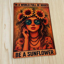 Load image into Gallery viewer, Creative Tin Sign 8X12 - World of Roses
