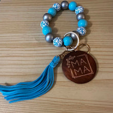 Load image into Gallery viewer, Ma Keychain Wristlet - Light Blue
