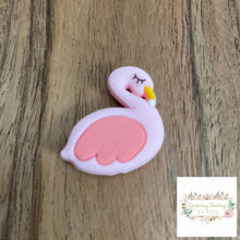 Load image into Gallery viewer, Flamingo - Silicone Focal Bead
