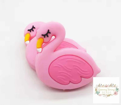 Flamingo - Silicone Focal Bead