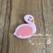 Load image into Gallery viewer, Flamingo - Silicone Focal Bead
