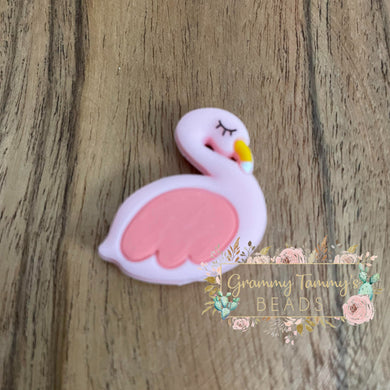 Flamingo - Silicone Focal Bead