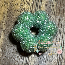 Load image into Gallery viewer, Floral Jelly Bead 24X24Mm Green Fancy
