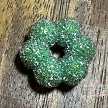 Load image into Gallery viewer, Floral Jelly Bead 24X24Mm Green Fancy
