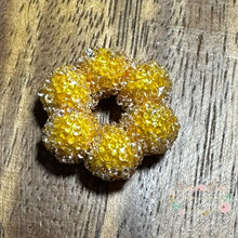 Load image into Gallery viewer, Floral Jelly Bead 24X24Mm Orange Fancy
