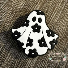 Load image into Gallery viewer, Flowered Ghost - Silicone Focal Bead Silicone Focal Bead
