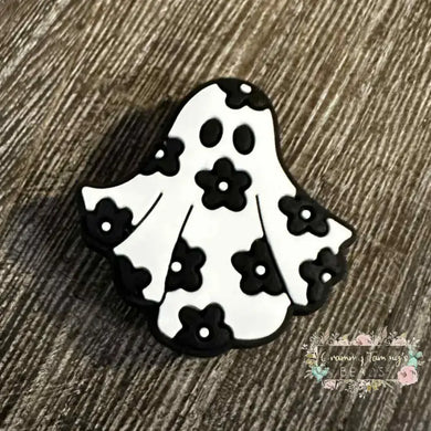 Flowered Ghost - Silicone Focal Bead Silicone Focal Bead