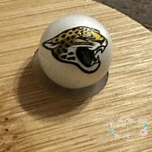Load image into Gallery viewer, Football 16mm Beads - One Count 16mm Acrylic Beads
