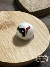 Load image into Gallery viewer, Football 16mm Beads - One Count 16mm Acrylic Beads
