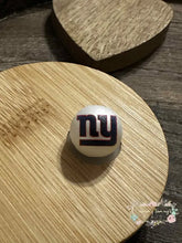 Load image into Gallery viewer, Football 16mm Beads - One Count 16mm Acrylic Beads
