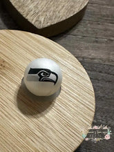 Load image into Gallery viewer, Football 16mm Beads - One Count 16mm Acrylic Beads
