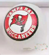 Load image into Gallery viewer, Football 16mm Beads - One Count Tampa Bay Buccaneers 16mm Acrylic Beads
