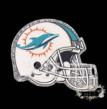Load image into Gallery viewer, Dolphins Helmet Glitter Flatback Glitter Flatback
