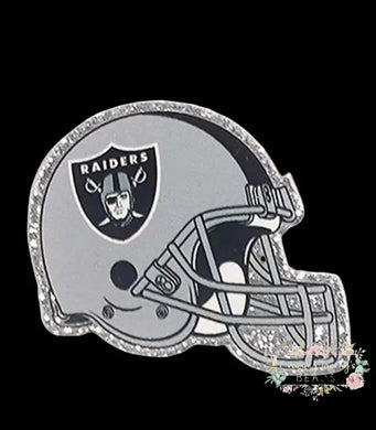 Raiders Helmet Glitter Flatback Glitter Flatback