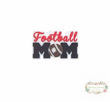 Load image into Gallery viewer, Football Mom - Silicone Focal Bead
