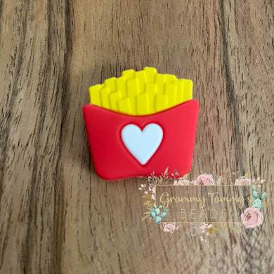 Fries Silicone Focal Bead