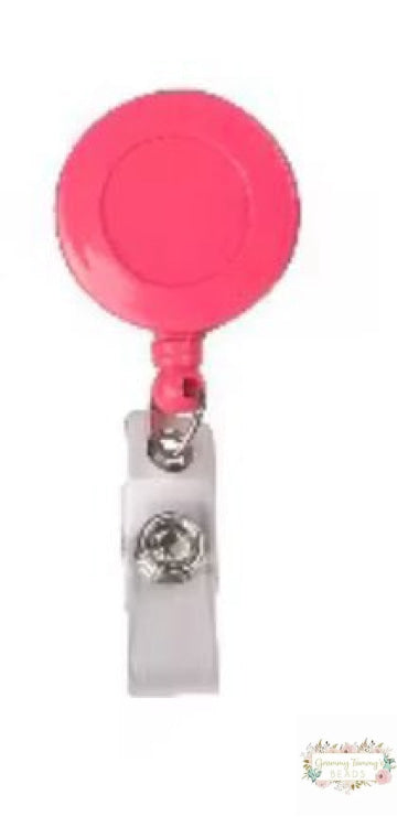 Fuchsia - Alligator Swivel Clip Badge Reel Badge Reel