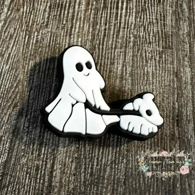 Ghost & Dog Ghost - Silicone Focal Bead silicone