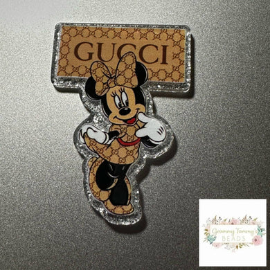 GiGi Cool Mouse Flatback Glitter Flatback