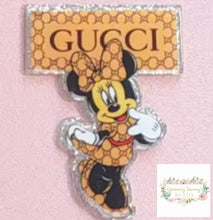 Load image into Gallery viewer, Gigi Cool Mouse Flatback Glitter
