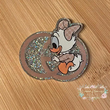 Load image into Gallery viewer, GiGi Girl Duckie Silver Flatback Glitter Flatback
