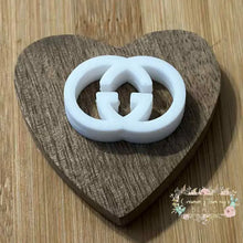 Load image into Gallery viewer, GiGi White Letters - Silicone Focal Bead Silicone Focal Bead
